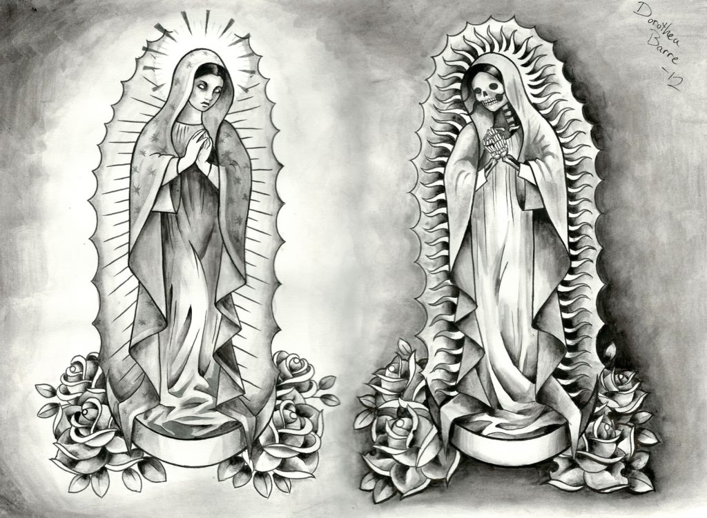 santa muerte blanca