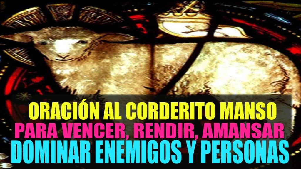 Oracion del corderito manso para el ser amado 