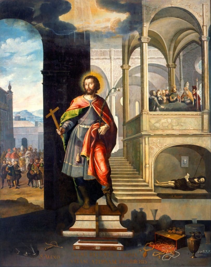 Oracion a San Alejo para alejar la mala suerte.