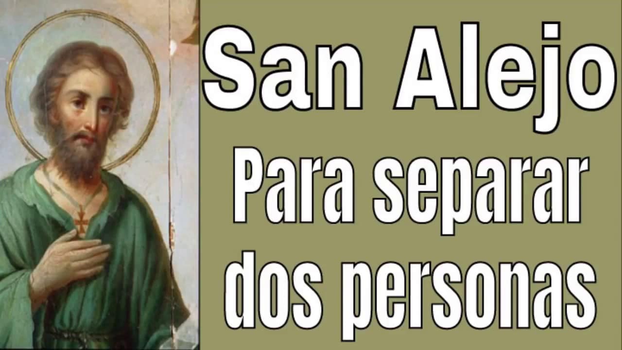 Oración a San Alejo para Separar Amantes